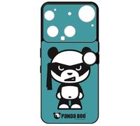 FunKaz Coque pour Nothing Phone (3) - Panda Boo© Bandeau Kamikaze banzaï - thème Humour - Coque Noire TPU
