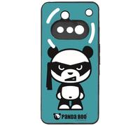 FunKaz Coque pour Nothing Phone (3a) - Panda Boo© Bandeau Kamikaze banzaï - thème Humour - Coque Noire TPU