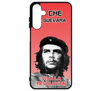 FunKaz Coque pour Samsung Galaxy A15-4G & A15-5G - - Che Guevara - Viva la Revolution - Coque Noire TPU