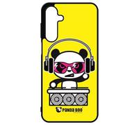 FunKaz Coque pour Samsung Galaxy A16-4G et A16-5G - Panda Boo© DJ Music - thème Humour - Coque Noire TPU