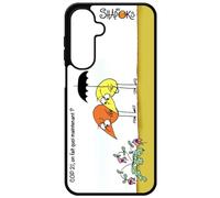 FunKaz Coque pour Samsung Galaxy M16-5G - Les Shadoks - Cop 21, on Fait Quoi Maintenant - Coque Noire TPU