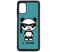 FunKaz Coque pour Samsung Galaxy M51 - Panda Boo© Bandeau Kamikaze banzaï - thème Humour - Coque Noire TPU