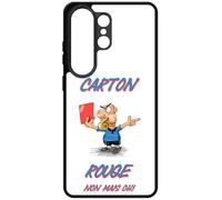 FunKaz Coque pour Samsung Galaxy S26 Ultra - Arbitre Carton Rouge, Non mais Oh, Sport Arbitrage - Coque Noire TPU