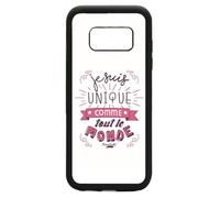 FunKaz Coque pour Samsung Galaxy S8 - ProseCafé© Humour : Je suis Unique comme Tout Le Monde - Coque Noire TPU
