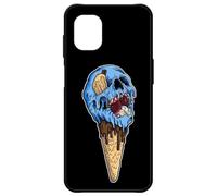 FunKaz Coque pour Samsung Galaxy XCover 7 Pro - Ice Skull - Crâne Glace - Cône Crâne - Skull Art - Coque Noire TPU