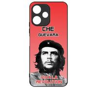 FunKaz Coque pour Xiaomi Poco M6 Pro 5G - Che Guevara - Viva la Revolution - Coque Noire TPU