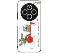 FunKaz Coque pour Xiaomi Redmi 14C 4G et 5G - Les Shadoks - on Change de planète - Coque Noire TPU