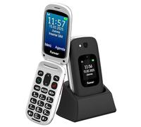 Funker E350 Max Audio3 Plus 4G, Handy mit Einfach zu bedienender Abdeckung, große Tasten und Display, Audio Pro kompatibel mit Hörgeräten, Starke Lautstärke mit Verstärker, Fernkonfiguration,