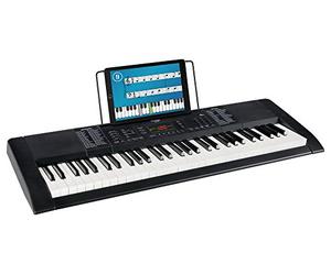 FunKey 61 Edition Noir, 300 sons, 300 rythmes, 40 morceaux démo, Métronome | Sustain, vibrato, double voice, transposition, split clavier, intro/ending, batterie, Fonction d'enregistrement, Entrée micro