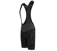 Funkier BS-6005-C14 Potenza Cuissard à bretelles sans couture Noir/gris XS-S