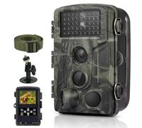 FunKind Camera de Chasse 50MP 4K, Caméra de Chasse Infrarouge Nocturne, Piege Photographique Étanche IP65, Vision Nocturne Jusqu'à 25M, Activée par Le Mouvement, Carte Mémoire Non Incluse