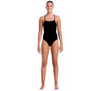 Funkita Strapped in One Piece Maillot de bain pour femme Noir uni Taille DE 40 | US 38 2018 AUS 16