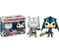 Marvel Vs. Capcom Infinite Pop! Games Vinyl Pack 2 Figurines Black Panther Vs. Monster Hunter 9 Cm