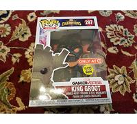 Funko 26845 Marvel-Contest of Champions-King Groot (Glows in The Dark) Figurine Multicolore