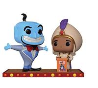 Funko 29375 POP Vinyl: Disney: Movie Moment: Aladdin: Genie and Aladdin's First Wish, Multi
