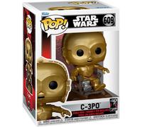 Funko Pop! Figurine vinyle Star Wars Le Retour du Jedi 40th – C-3PO sur chaise – Produit officiel