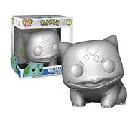 Figurine Funko Pop! - Pokemon S6 - Bulbizarre Argent/Métallique - 25 Cm