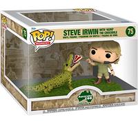 Funko 70813 Pop! Moment : Australia Zoo - Steve Irwin avec « Agro' The Crocodile #75 (FUN70813)