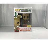 Funko 7256 - Gardiens de la Galaxie, Pop Vinyl Figure 101 Snowy Metallic Holiday Dancing Groot, 10 cm
