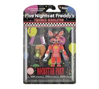 Funko Action Figure: Five Nights at Freddy's (FNAF) Pizza Sim - Rockstar Foxy - Glow in The Dark Translucent - Exclusivité Amazon - Jouet à Collectionner