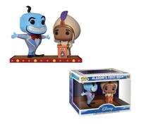 Funko 29375 POP Vinyl: Disney: Movie Moment: Aladdin: Genie and Aladdin's First Wish, Multi