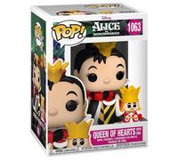 Funko - Figurine Pop! & Buddy Disney Alice 70th Reine de Cœur avec Roi - Vinyle Officiel