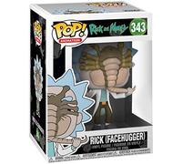 Figurine POP Rick & Morty Alien Facehugger Rick Exclusive noir G