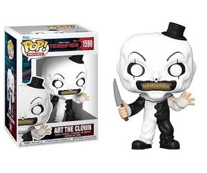 Funko Art The Clown + Pop Protector Figurine en vinyle Terrifier Pop Movies Coffret cadeau de collection livré avec étui de protection ToyBop (Art avec couteau #1590/80705)