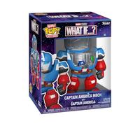 Funko Bitty Bots: Marvel What If? - Captain America Mech with Captain America - Figurine en Vinyle de Collection - Idée Cadeau - Produit Officiel - Jouets pour Enfants et Adultes