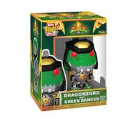 Funko Figurine Vinyle de Collection Bitty Bots Power Rangers Dragon Zord avec Ranger Vert - Officiel