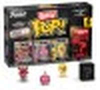 Funko Bitty Pop! Five Nights at Freddy's (FNAF) - Foxy 4PK - Foxy, Cupcake, Chica et Une Mini-Figurine Mystère en Surprise - 2.2 Cm Collectionnable - Étagère Empilable Incluse Fans