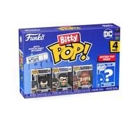 Funko - Figurine Bitty Pop! DC - Batman, Robin, Scarecrow + mini mystère - 2,2cm - Étagère empilable
