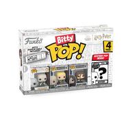 Funko Bitty Pop Harry Potter Pack 4 Voldemort/Draco Malfoy/Bellatrix Lestrange/Figurine mystérieuse
