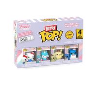 Funko – Pack de 4 Bitty Pop! Sanrio (Hello Kitty, Cinnamoroll, Pompompurin + mystère) – 2,2 cm