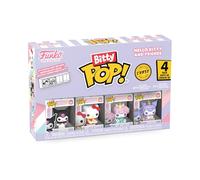 Funko Bitty Pop! 4 Pack: Sanrio - Kuromi - Hello Kitty - My Melody - Mystery Mini Figure - Styles May Vary Et Une Mini-Figurine mystère Surprise - 0,9 Pouce (2,2 cm) De Collection - Idée Cadeau