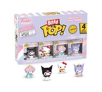 Funko Bitty Pop! 4 Pack: Sanrio - Kuromi - Hello Kitty - My Melody - Mystery Mini Figure - Styles May Vary Et Une Mini-Figurine mystère Surprise - 0,9 Pouce (2,2 cm) De Collection - Idée Cadeau