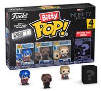 Funko Pack 4 figurines Bitty Pop! Marvel – Captain America, Nick Fury, Thor et figurine mystère