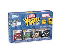 Funko Bitty Pop! 4 Pack: Marvel - Spider-Man - Spider-Man, Green Goblin, J. Jonah Jameson, Mystery Mini Figure - 1 in 6 Chance of Receiving The Rare Chase Variant - Styles May Vary - 0,9 Pouce
