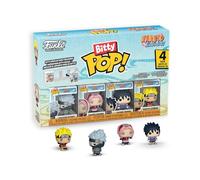 Funko Bitty Pop! 4 Pack: Naruto Shippuden - Team 7 - Kakashi Hatake, Sakura Haruno, Sasuke Uchiha, Mystery Mini Figure - 1 in 6 Chance of Receiving The Rare Chase Variant - Styles May Vary (2,2 cm)