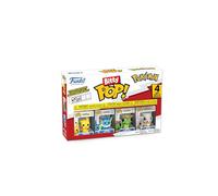 Funko Bitty Pop! Pokemon: Pikachu - Vaporeon - Caterpie - Cubone - 4 Pack - 0,9 Pouce (2,2 cm) De Collection - Étagère d’Exposition empilable Incluse - Idée Cadeau - pour Sacs de fête
