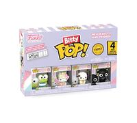 Funko Bitty Pop! Sanrio - Keroppi - 4 Pack - 1 Chance sur 6 D'avoir Une Variante Rare Chaseet Une Mini-Figurine Mystère en Surprise - 2.2 Cm