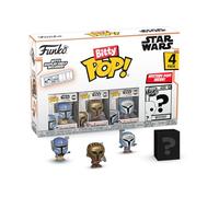 Funko Bitty Pop! 4 Pack: Star Wars - Heavy Infantry Mandalorian, Armorer | Goodies Officiels Science-Fiction - Mini Figurines 2,2 cm avec Présentoir - Déco Gâteau, Pochette Surprise et Petit Cadeau