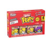 Funko Pack de 4 figurines Bitty Pop! Les Simpson Series 3 2 cm Or G