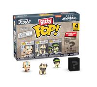 Funko Bitty Pop! Avatar: TLA - Aang 4PK - Aang with Momo, Appa, Toph et Une Mini-Figurine Mystère en Surprise - 2.2 Cm - Avatar: The Last Airbender - Le Dernier Maître de L'air Collectionnable