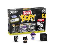 Funko Bitty Pop! Batman 85th - Batman 4PK et Une Mini-Figurine Mystère en Surprise - 2.2 Cm - DC Comics Collectionnable - Étagère Empilable Incluse - Idée de Cadeau - Décoration de Gâteaux