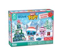 Funko Bitty Pop! Countdown Calendar: Stitch Holiday - Lilo and Stitch- Calendrier de L'avent - 24 Jours de Surprise - Boîte Mystère