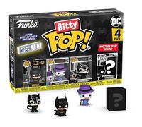 Funko Bitty Pop!: Dc Batman - Batman 4-Pack, 85th Anniversary [Collectables] Vinyl Figure, 4 Pack