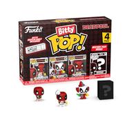 Funko Bitty Pop! Deadpool (Backyard Griller), Deadpool (Clown), Deadpool (Bedtime) et Une Mini-Figurine Mystère en Surprise - 2.2 Cm Collectionnable - Étagère Empilable Incluse