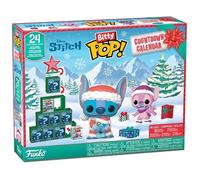 Funko Bitty Pop! Countdown Calendar: Stitch Holiday - Lilo and Stitch- Calendrier de L'avent - 24 Jours de Surprise - Boîte Mystère