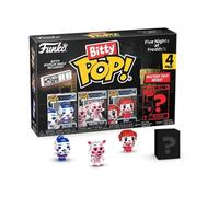 Funko Bitty Pop! Five Nights at Freddy's (FNAF) - Ballora 4PK - Ballora, Funtime Foxy, Baby et Une Mini-Figurine Mystère en Surprise - 2.2 Cm Collectionnable - Étagère Empilable Incluse